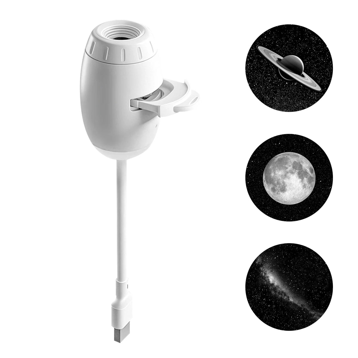 2-in-1 USB Galaxy Ambient Projector