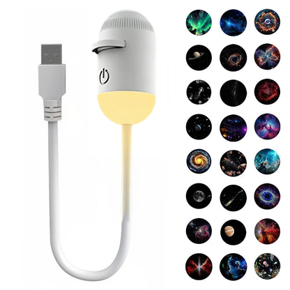 2-in-1 USB Galaxy Ambient Projector