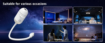 2-in-1 USB Galaxy Ambient Projector