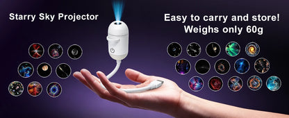 2-in-1 USB Galaxy Ambient Projector