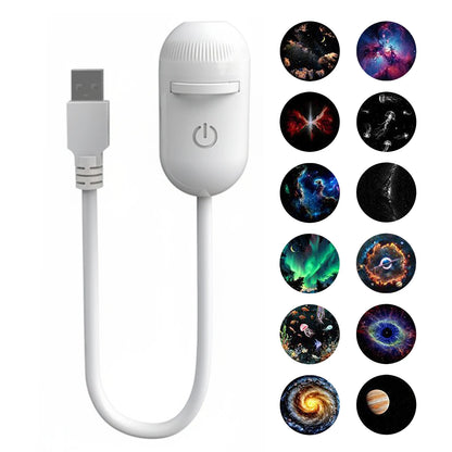 2-in-1 USB Galaxy Ambient Projector