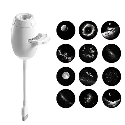2-in-1 USB Galaxy Ambient Projector