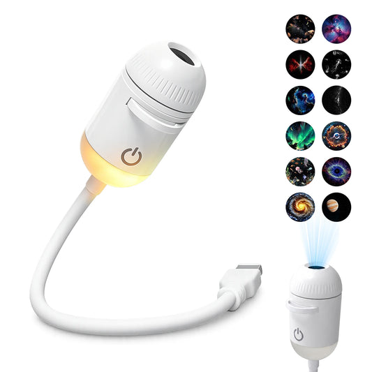 2-in-1 USB Galaxy Ambient Projector
